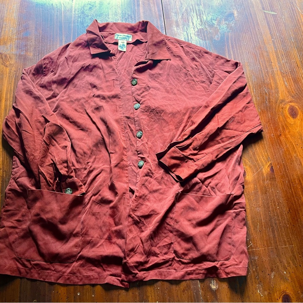 Rena Rowan Deep Red Blouse